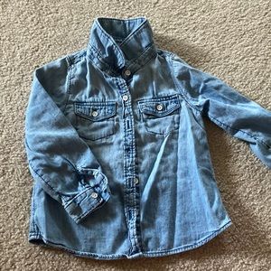 EUC Gap 3T soft denim shirt